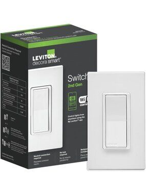 Smart Wi-Fi Light Switch, 2nd Gen, Works with Alexa, Google Assistant & Apple